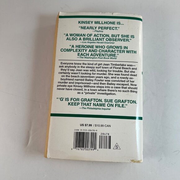 Sue Grafton Alphabet Mysteries Paperbacks D F H Q Lot of 4 Kinsey Millhone - Picture 8 of 14